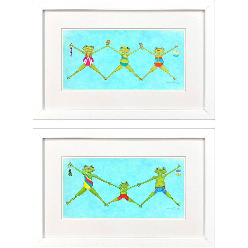 Summer Splash II Framed Art