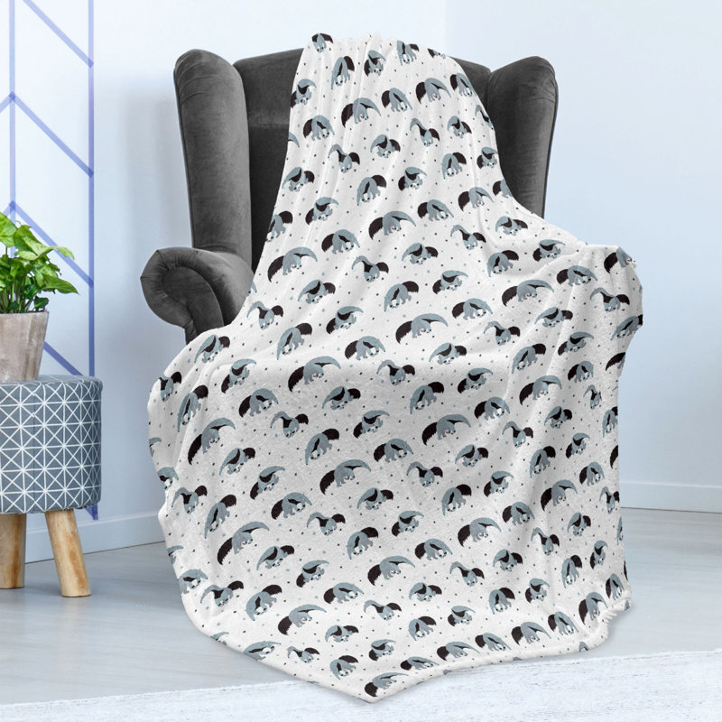 Hand Woven Throw Blanket, 70" W x 90" L