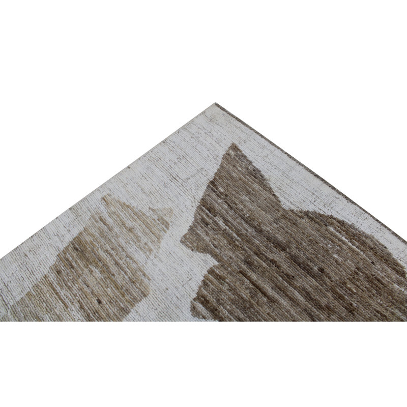 Wool Abstract Area Rug