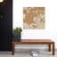 Art mural abstrait abstrait ocre Wabi-Sabi I-26662445