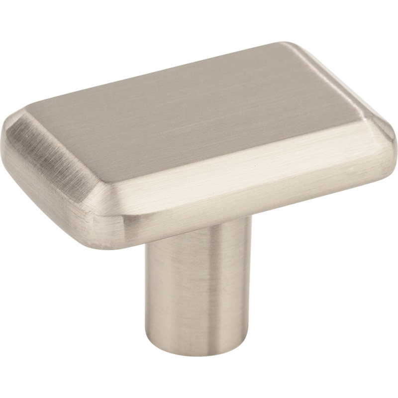 Telfair 1 1/2" Length Bar Knob, Brushed Satin Nickel