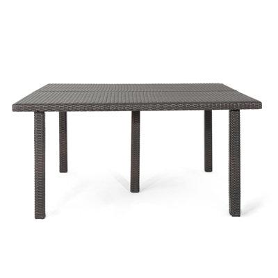 Mclemore Wicker/Rattan Dining Table by Latitude Run