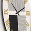 Minimal Geometric Lines and Squares VII - Horloge murale moderne-73197261