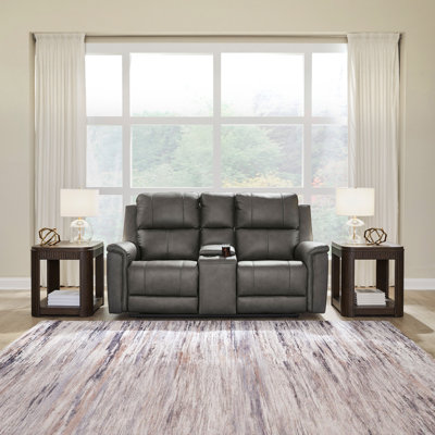 Burnley Power Reclining Loveseat With Console