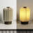 Lankford 8.5" Modern Minimalist Paper Pleated Column Accent LED Table Lamp-802831696