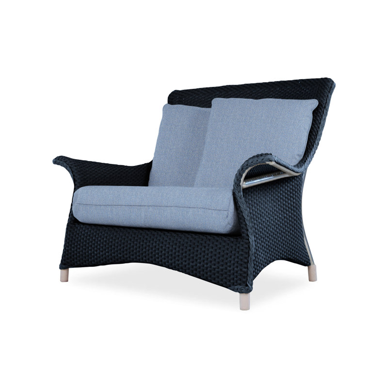 Mandalay Outdoor Lounge Chair, Demo Skyway, Hickory
