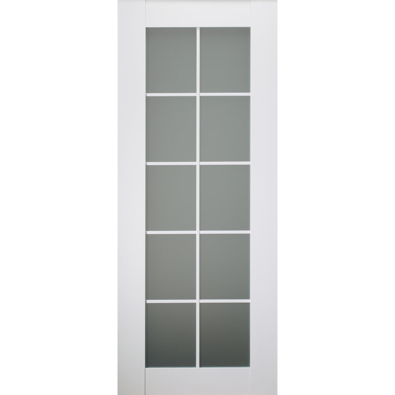 Porte standard en verre et en bois manufacturé Smart Pro, 27,75 po x 95,24 po
