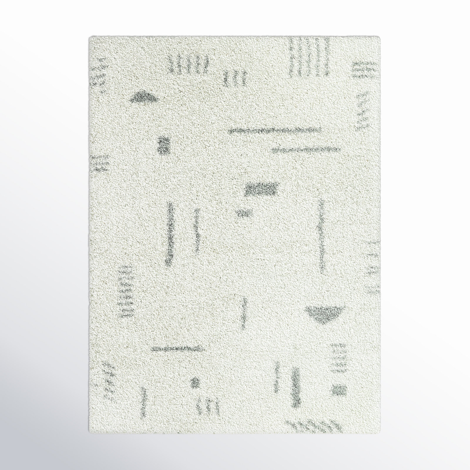 Morin Cream/Grey Rug, Rectangle 7'10" x 10'