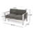 4 - Person Patio Conversation Set with Cushions