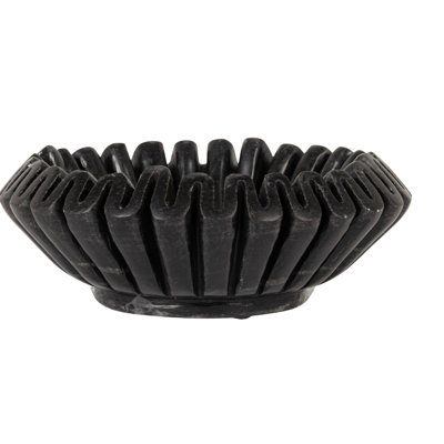 Blakeney Round Marble Pleated Dish