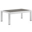 Ensemble de canapé modulaire d'extérieur en aluminium 5 pièces Shore-23593054