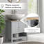 Armoire de rangement réglable en MDF pour salle de bain moderne