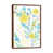 Classic Brown Wood Floater Framed