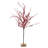 50" Artificial Red Berry Christmas Twig Tree Unlit