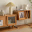 Simple And Exquisite Flip-top TV Stand Unfinished TV Stand for TVs up to 65"