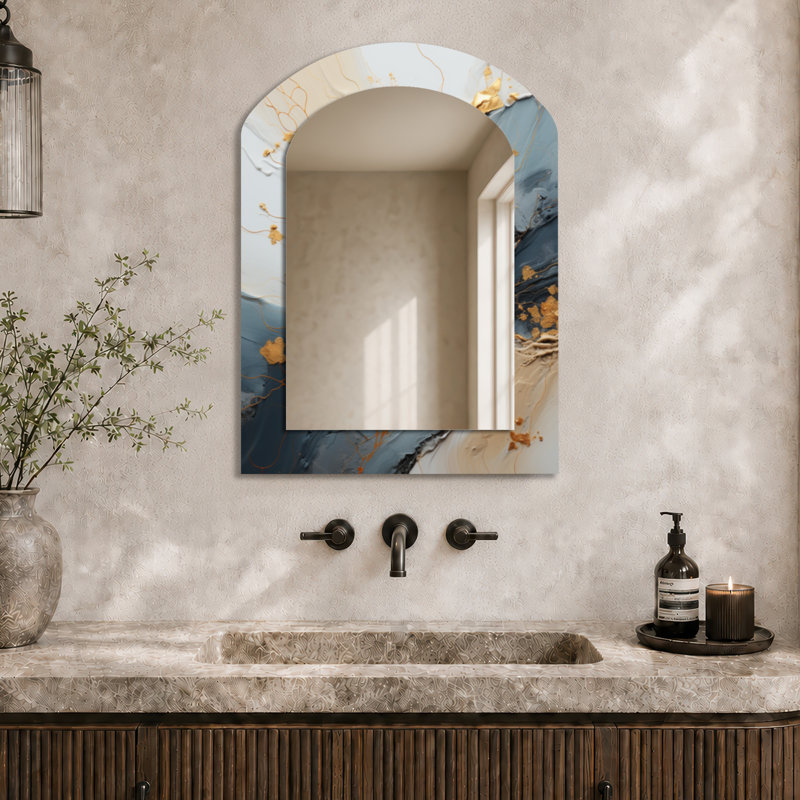 Miroir d'appoint Glam, 34" x 25"