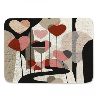 Tapis de bain Heart Shapes