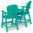 2-Person 26'' Outdoor Tall Adirondack Chairs With Table-1366476273