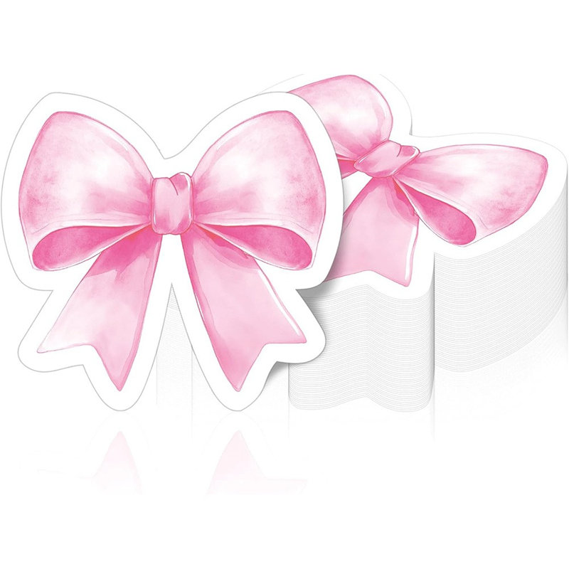 Serviettes de table roses, décorations de fête à thème, serviettes de table jetables pour fête de mariage