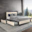 Velvet Upholstered Platform Bed
