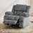 Kinue 41.3" Oversized Swivel Recliner Chair With Massage & Heating-1183879873
