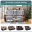 Housses pour causeuse inclinable avec console Kyrstie-506253767