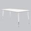 Table rectangulaire d'activités thermofusionnées avec pieds réglables et pivotants standard-113909085-113909080