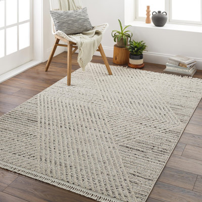 Tapis taupe Casein Oliver Diamond