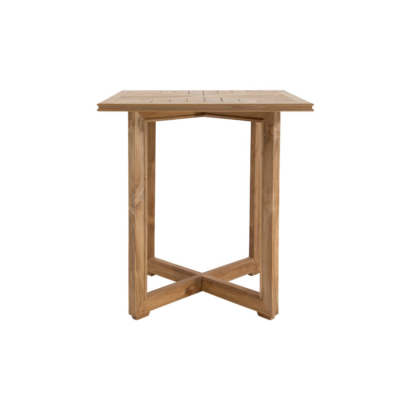 Stilijan Square Teak Outdoor Bar Table