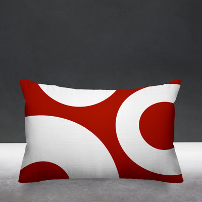 Luella Geometric Outdoor Reversible Throw Pillow