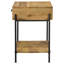 Table d'appoint avec tablette inférieure