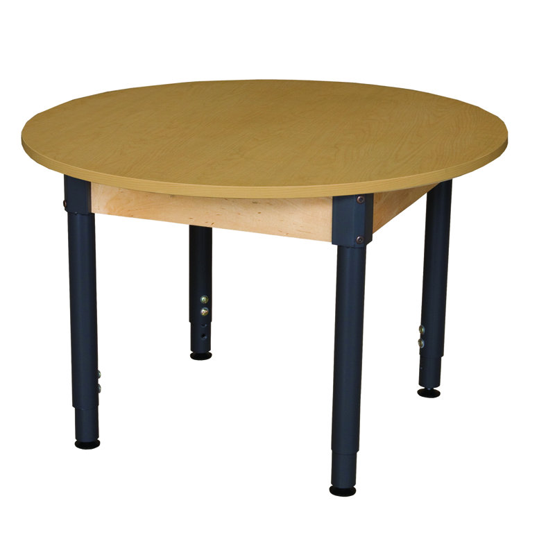 Ensemble de table d'activité et de chaises à hauteur réglable, L 48 po x l 48 po