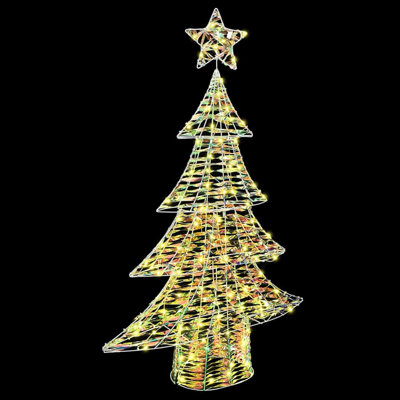 vidaXL Christmas Tree with 240 LEDs Acrylic