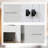 72" Freestanding 4-Door Kitchen Pantry