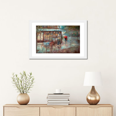 Café du marché par Ruane Manning - reproduction d'art