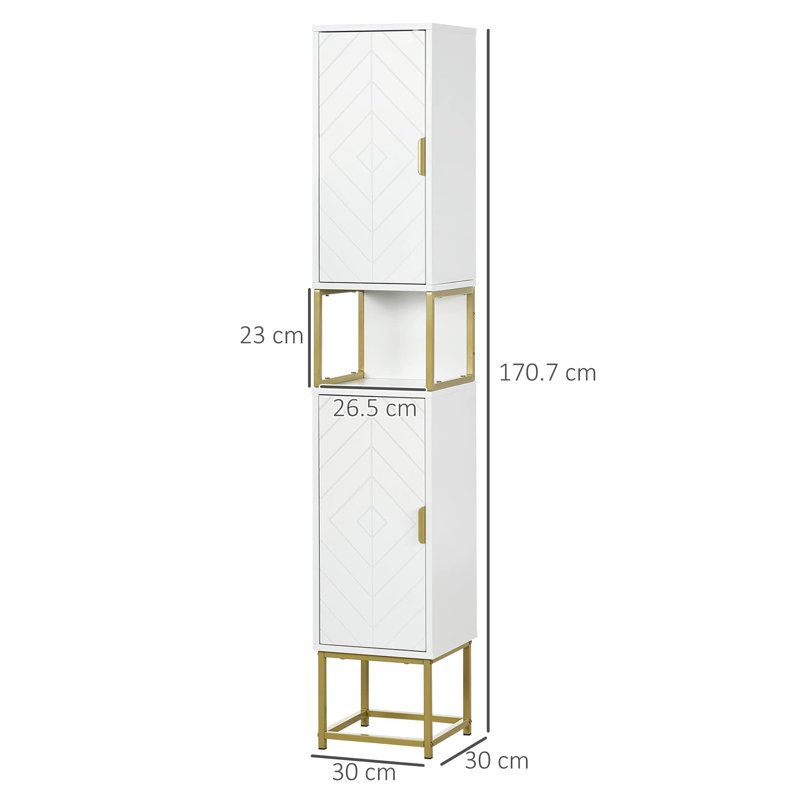 Tyringham Freestanding Linen Cabinet