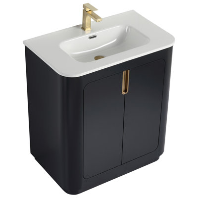 Meuble-lavabo de salle de bain 30 po avec lavabo Atticus