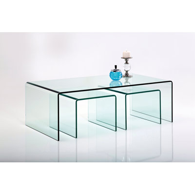 Coffee table Clear Club (3/set)