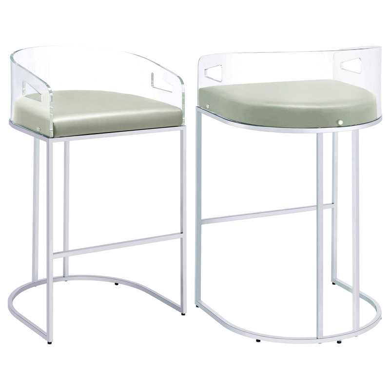 Chaise de bar rembourrée (ensemble de 2)