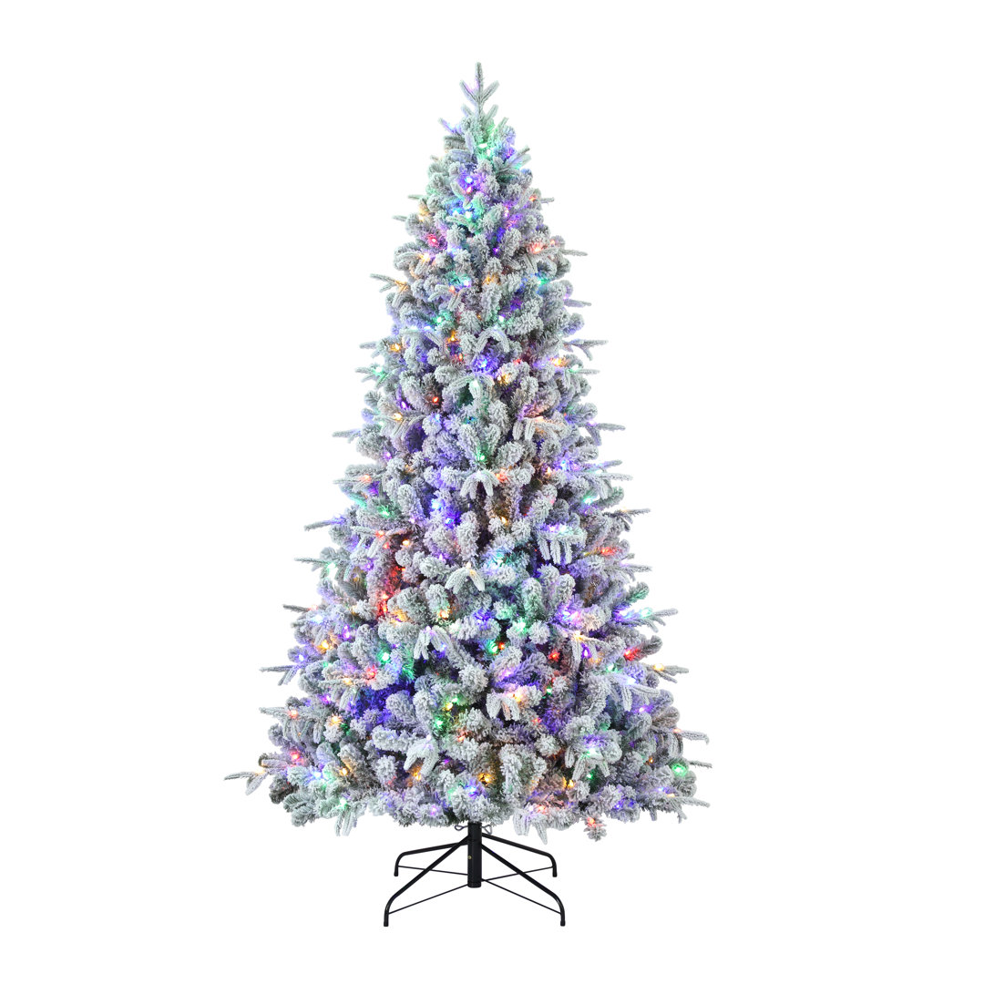 7.5' Lighted Fir Christmas Tree Haute Decor