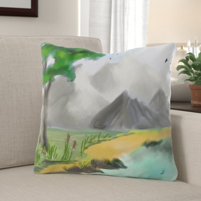 Ariana Floral Outdoor Throw Pillow