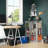 RiverRidge Kids 2pc Fabric Collapsible Storage Cube Organizers with Handles for Playroom Organization - Black-263254437