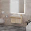 Meuble-lavabo simple 24 po avec lavabo en résine et poignées latérales ADA, chêne clair-1721417740-1744078523