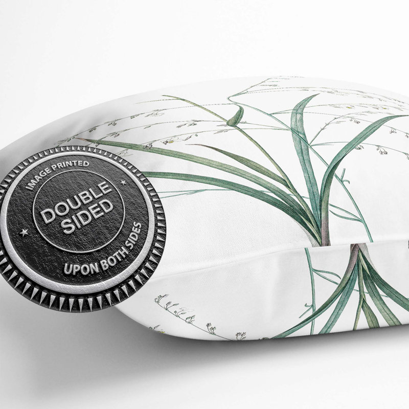 Floral Square Throw Cushion, 40cm H x 40cm W x 15cm D
