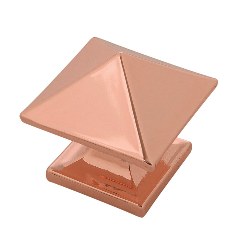 Studio Collection Square Knob - 1-1/4" x 1-1/4" Cabinet Knob Oil-Rubbed Bronze Highlighted - Transitional Hardware for Drawers & Cabinets