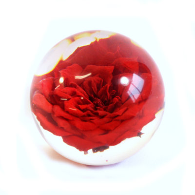 Globe terrestre rouge Rabon