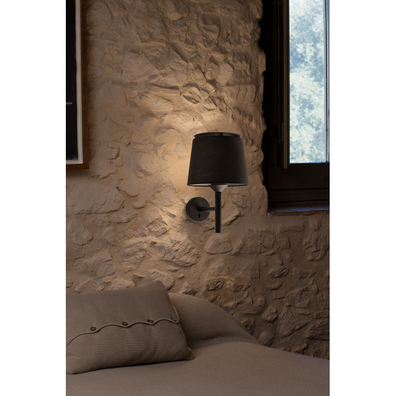 Savoy Wall Lamp, Black, Matt Black