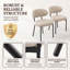 Modern Upholstered Dining Chair, Metal Legs-944384312-944384751