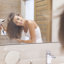Miroir décoratif noir de 36 po x 24 po avec cadre en aluminium - idéal pour la salle de bain, la chambre à coucher, l'entrée-2057297247-2057297246