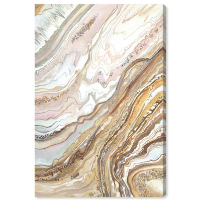Art Remedy Royal Gold Geode Minéral encadré 57080